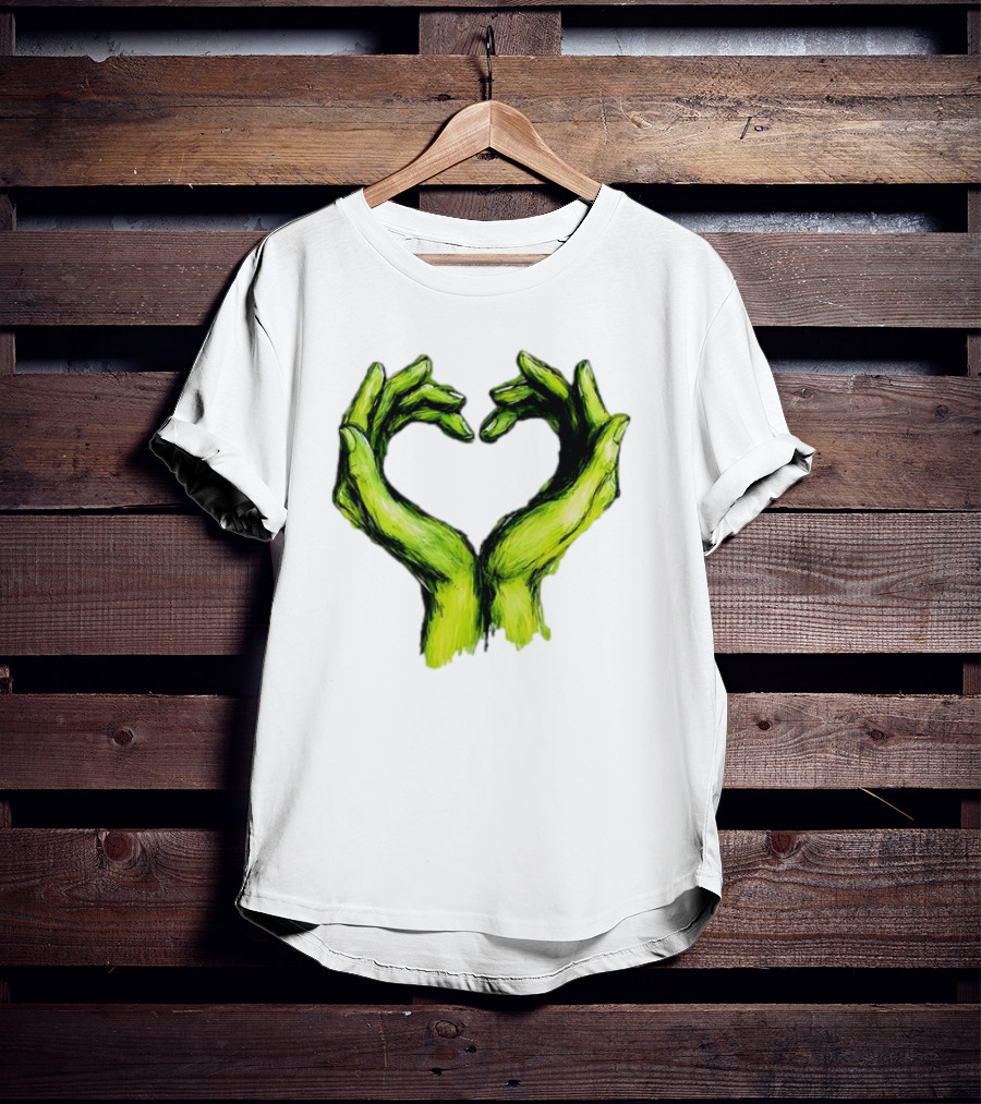 Green Hands Heart Love T-Shirt