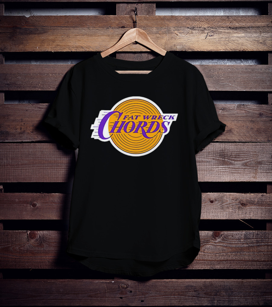 Los Angeles Lakers Fat Wreck Chords Logo San Pedro T-Shirt