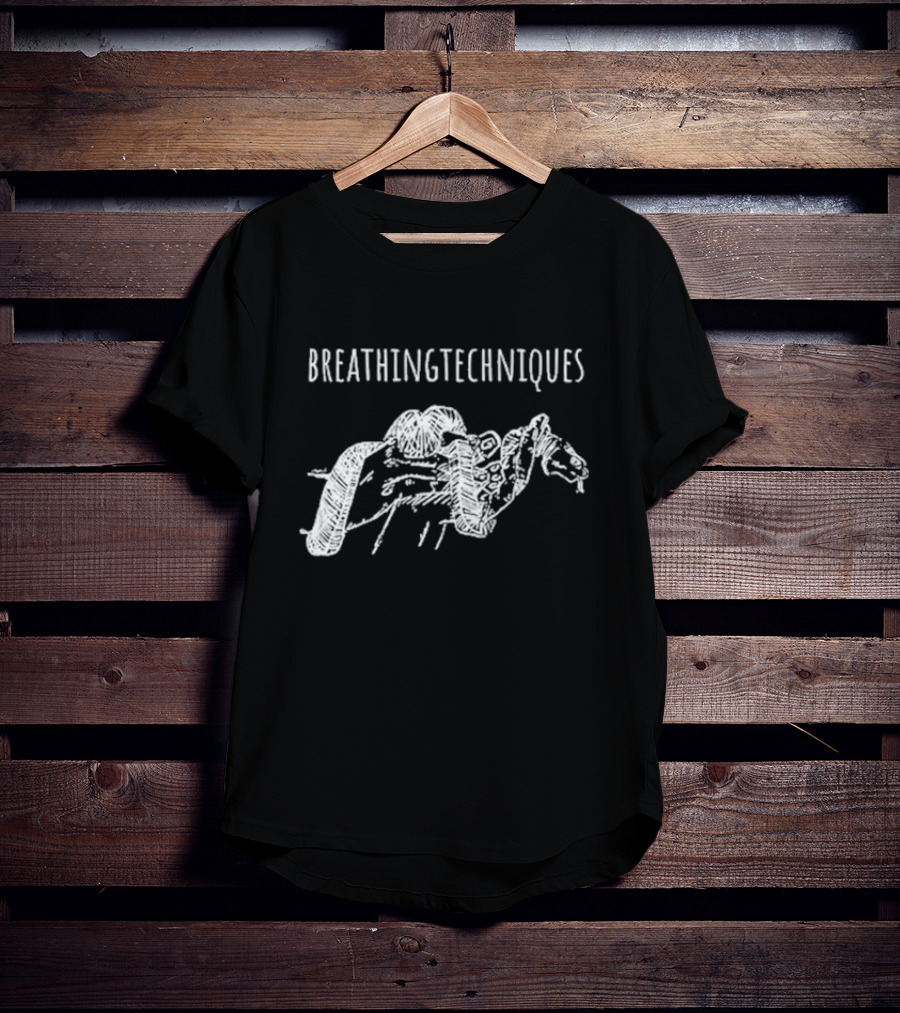 Breathing Techniques Illustrated Snake Sketch Marcus Theatrics T-Shirt