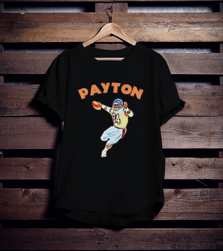 Payton 34 Chicago Football T-Shirt