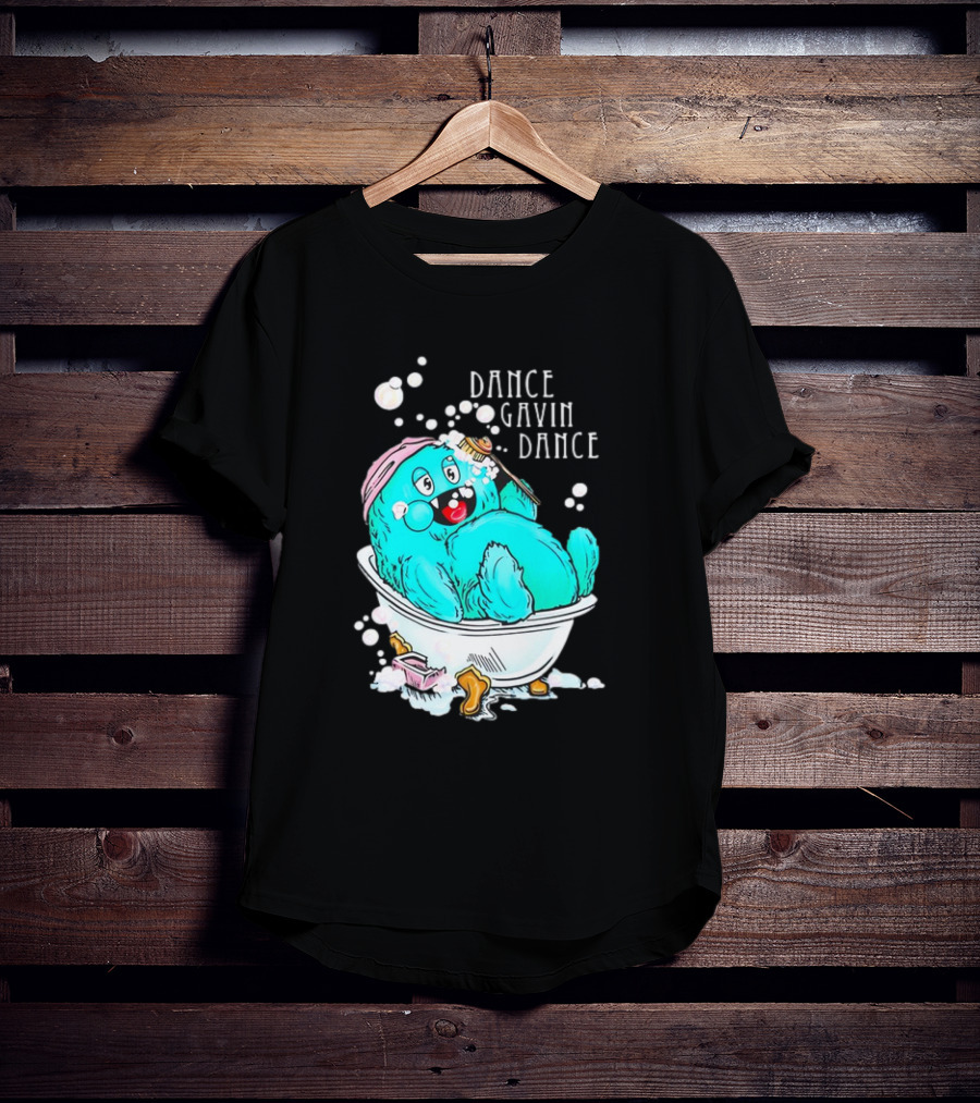 Dance Gavin Dance Band Happy Gobby In Bathtub T-Shirt