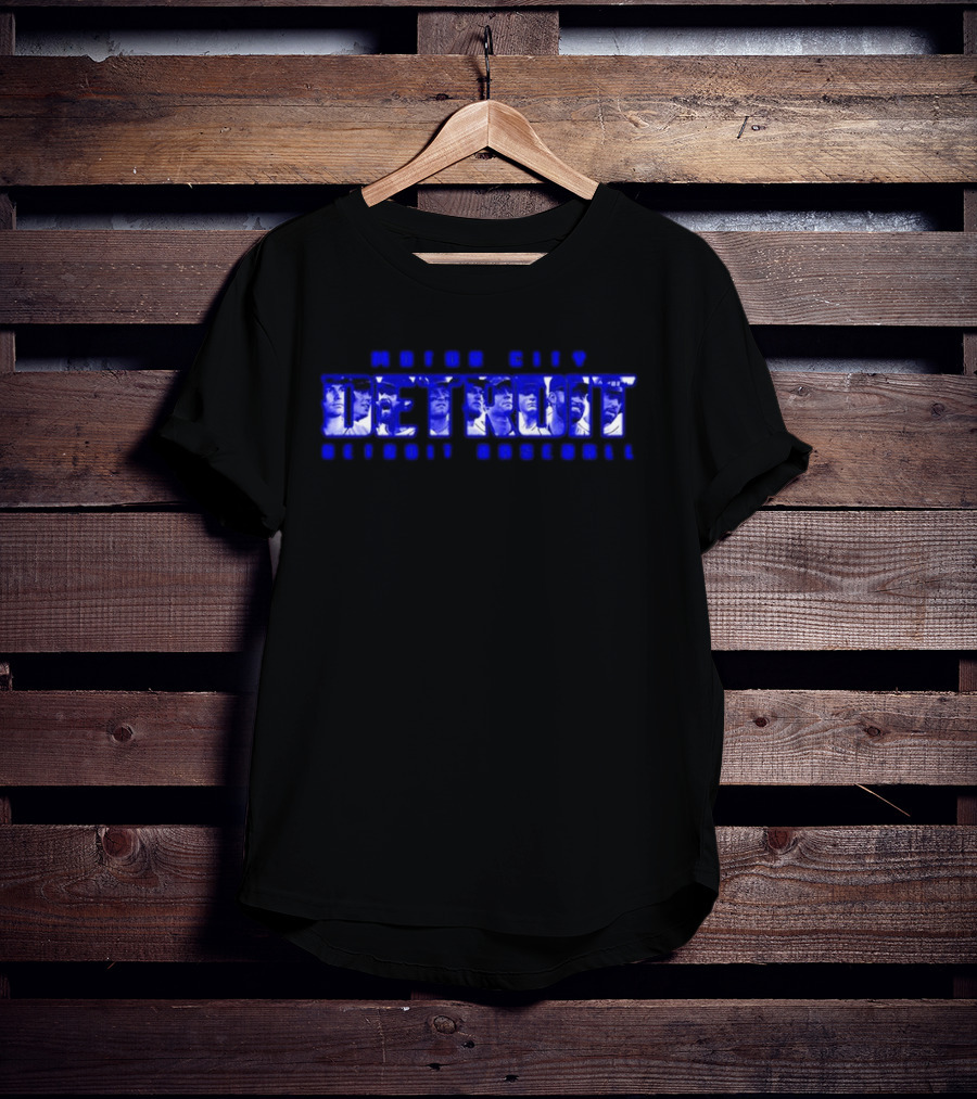 Motor City Detroit Baseball Detroit Tigers Players T-Shirt