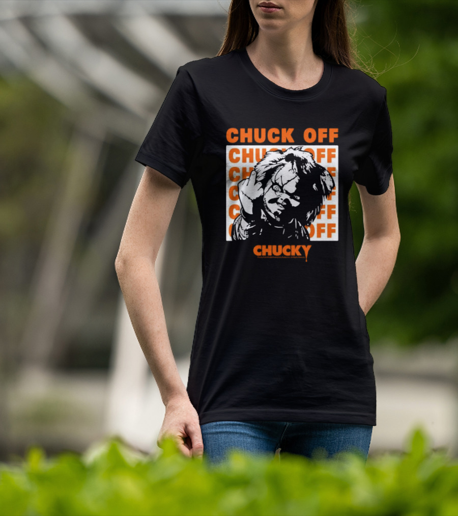 Chuck Off Chucky Horror Icon Society T-Shirt