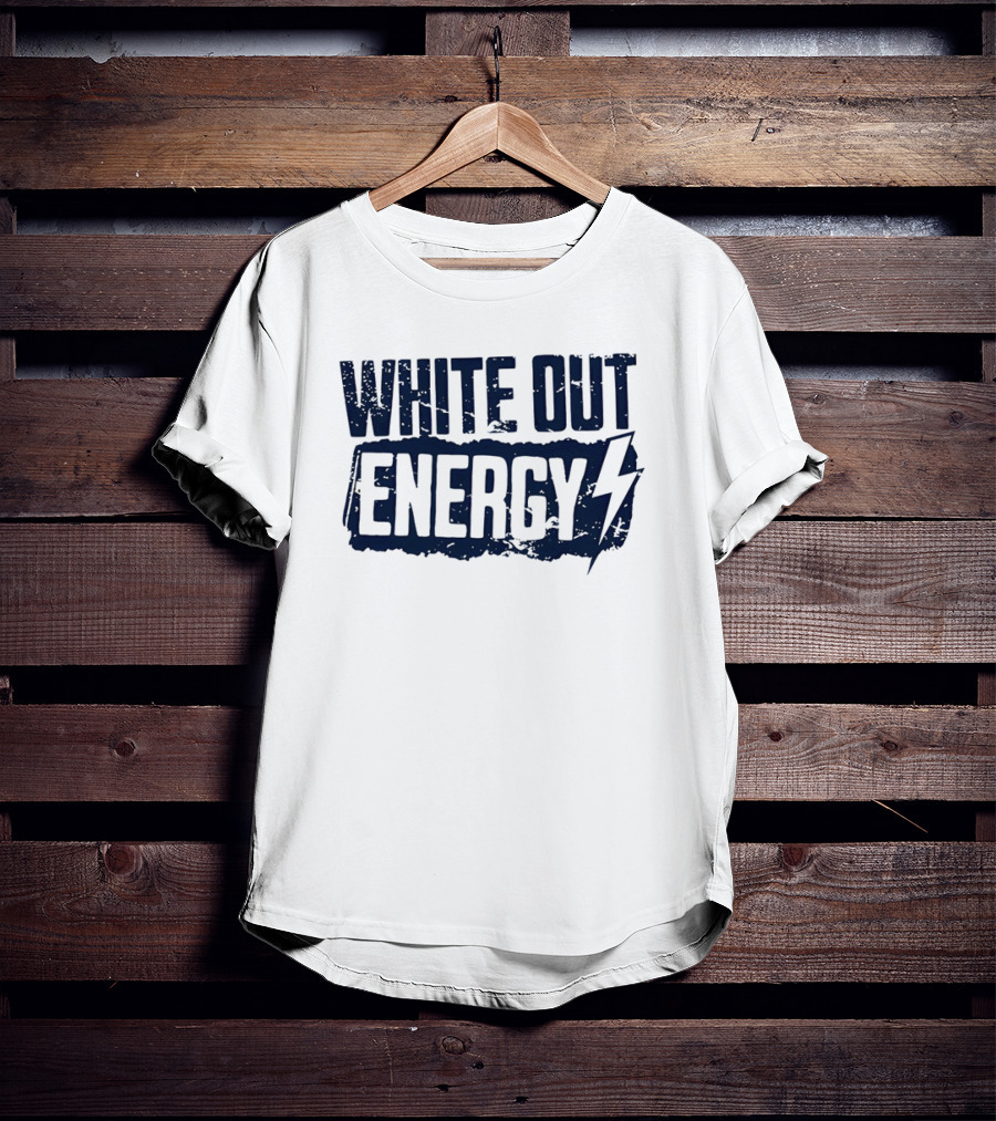 Tampa Bay Lightning White Out Energy Storm Power T-Shirt