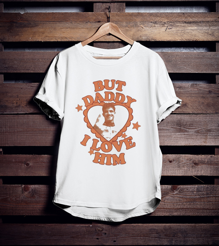 But Daddy I Love Him Lando Norris Heart Stars T-Shirt