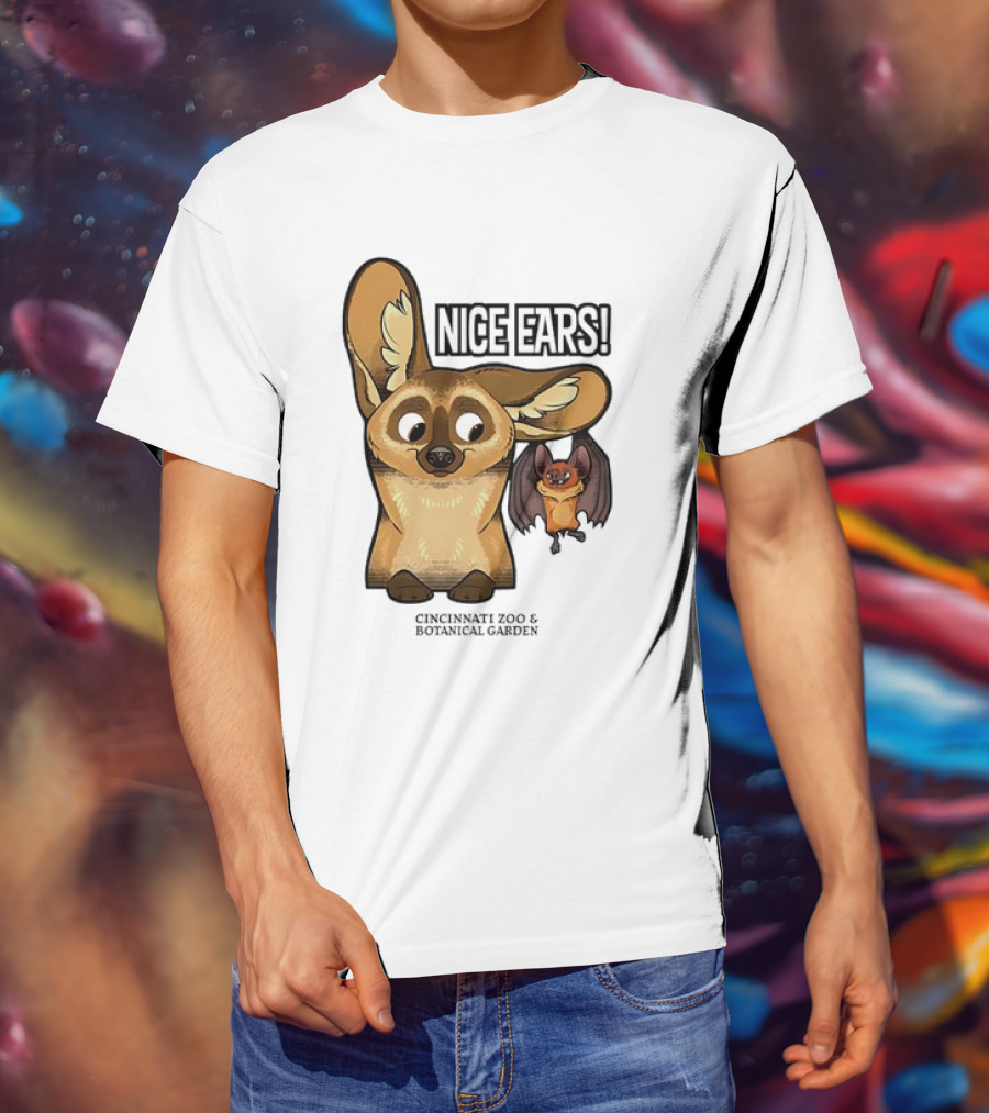 Nice Ears Cincinnati Zoo And Botanical Garden Animal Characters T-Shirt