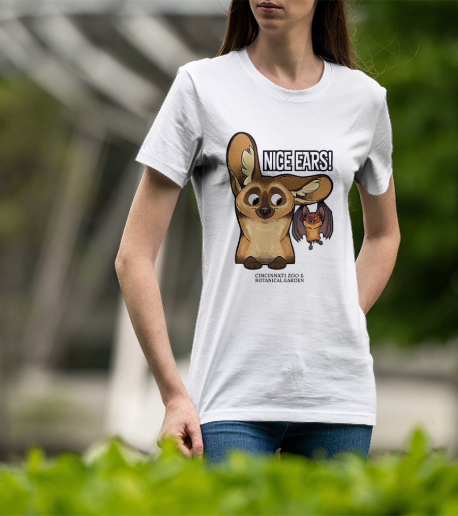 Nice Ears Cincinnati Zoo And Botanical Garden Animal Characters T-Shirt