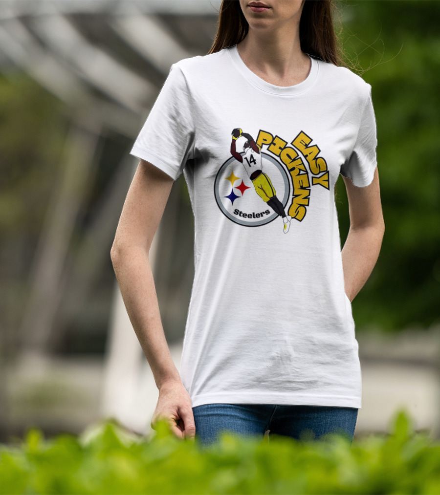 Easy Pickens Steelers Pittsburgh Football Dog Pet T-Shirt