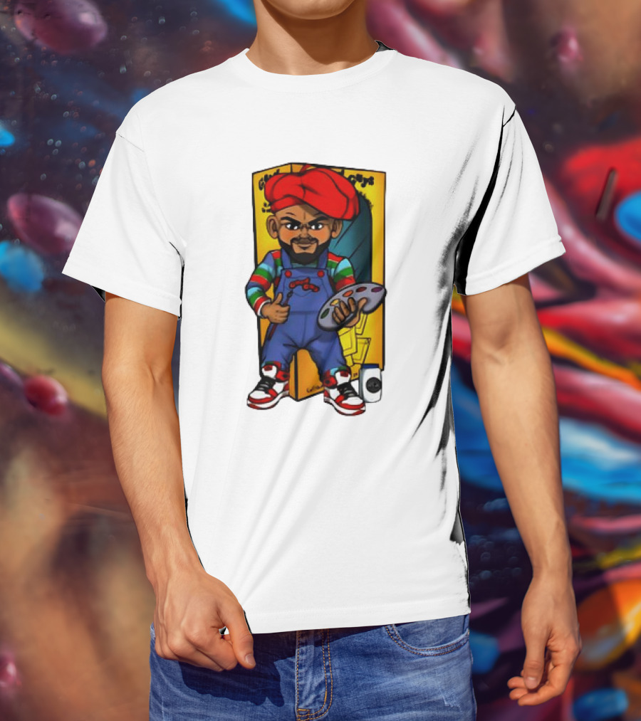 The Real McCoy JDX Cartoon Artist With Palette And Brush T-Shirt