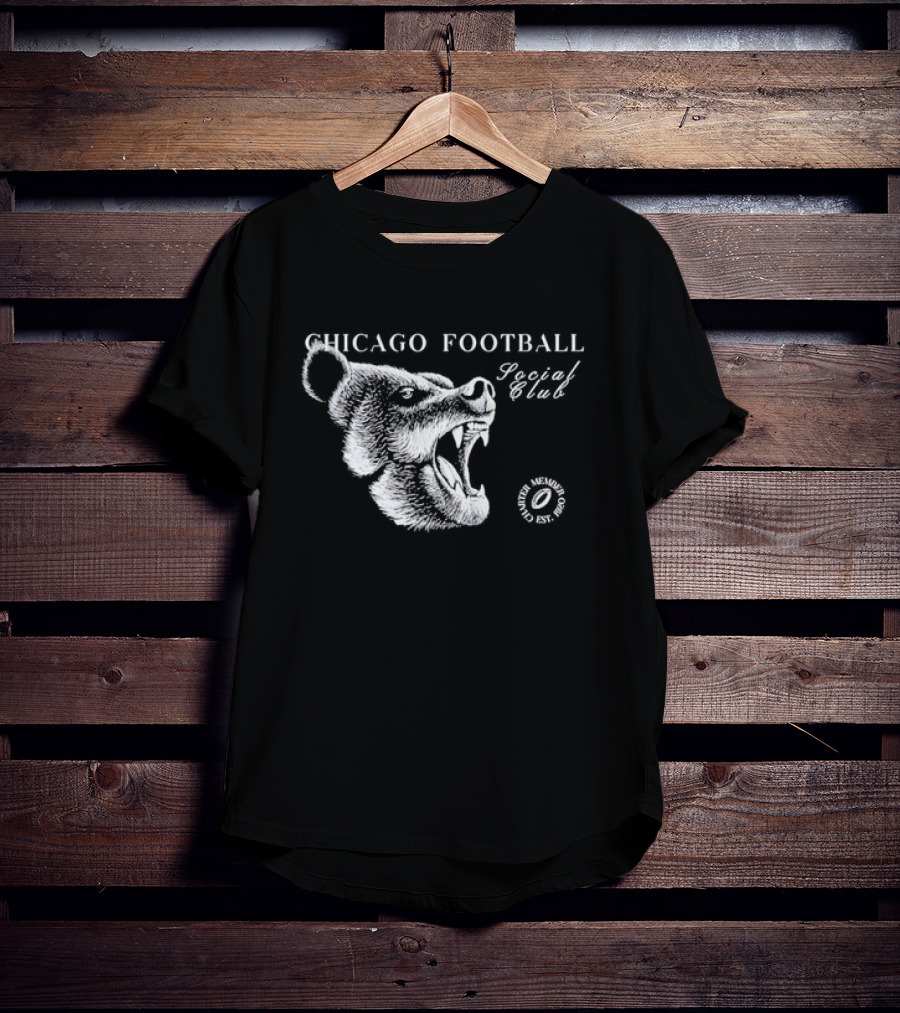Chicago Football Social Club Bear Roaring T-Shirt