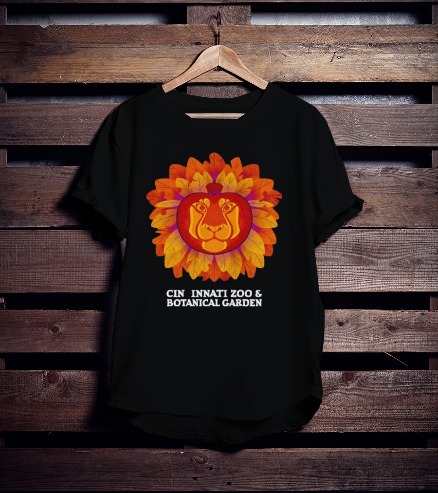Lion Pumpkin Glow Cincinnati Zoo And Botanical Garden T-Shirt