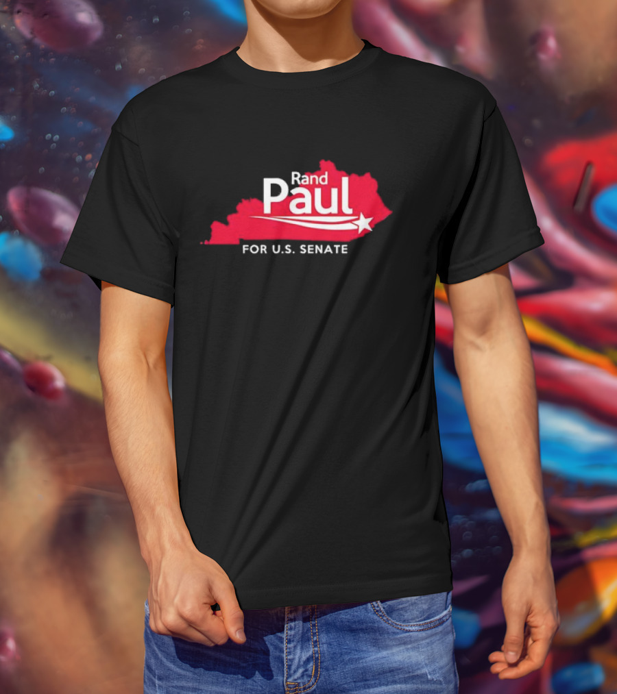 Rand Paul For U.S. Senate Kentucky Map Campaign T-Shirt