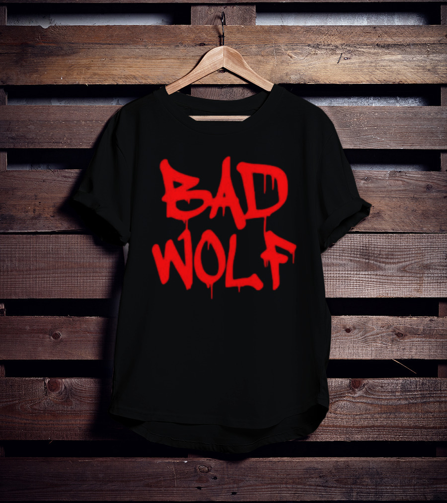 Weaver Bad Wolf Dripping Red Graffiti T-Shirt
