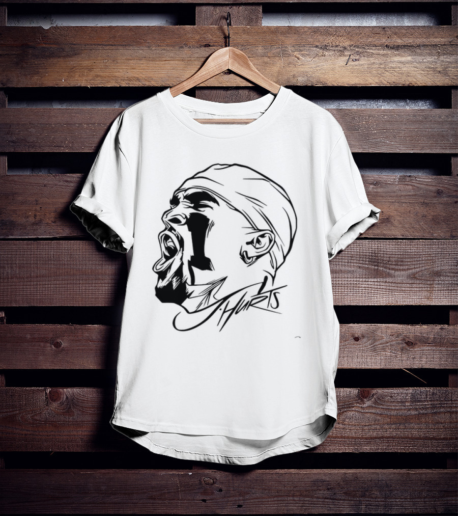 Jalen Hurts Philadelphia Eagles Scream T-Shirt