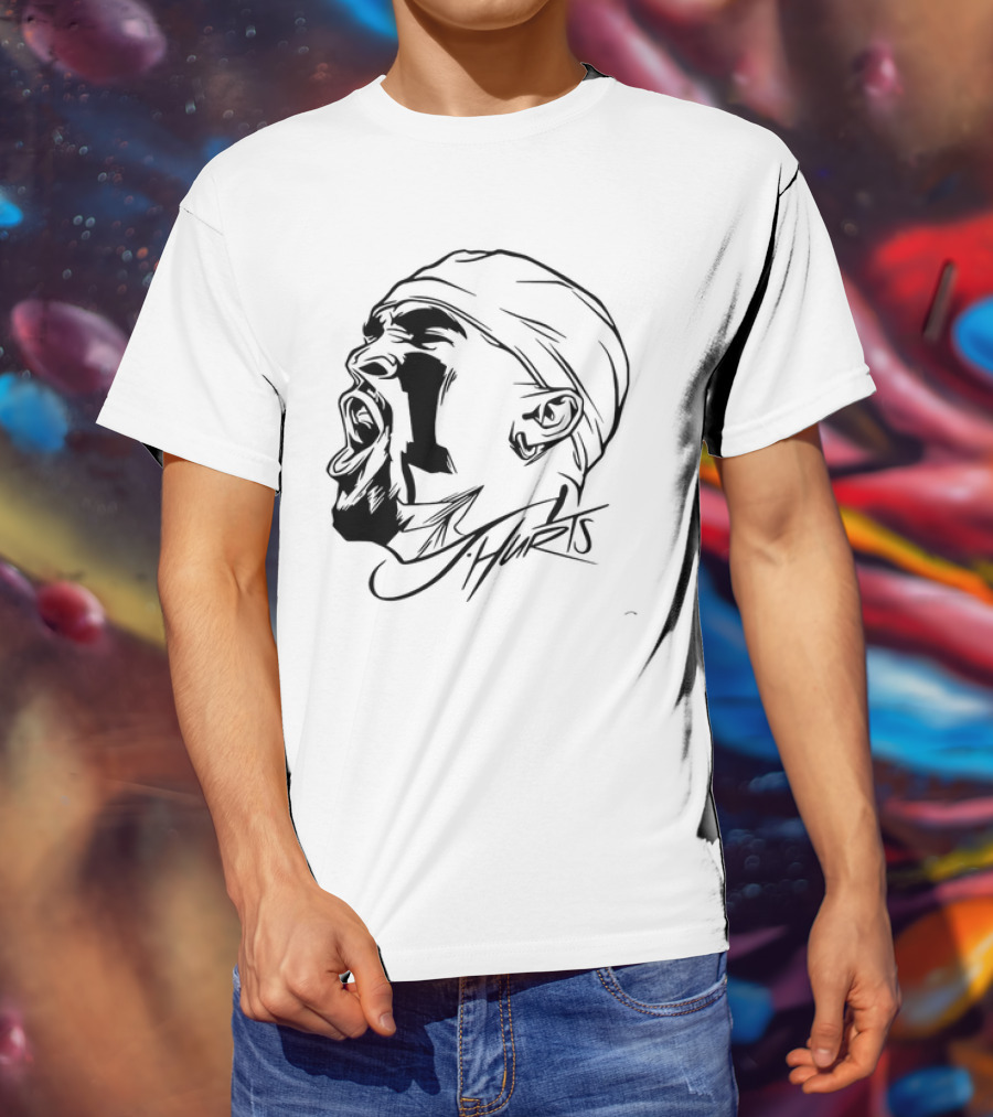 Jalen Hurts Philadelphia Eagles Scream T-Shirt