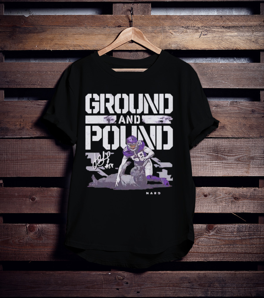 Ground And Pound Jonathan Greenard Minnesota Vikings NFL Vintage Football T-Shirt