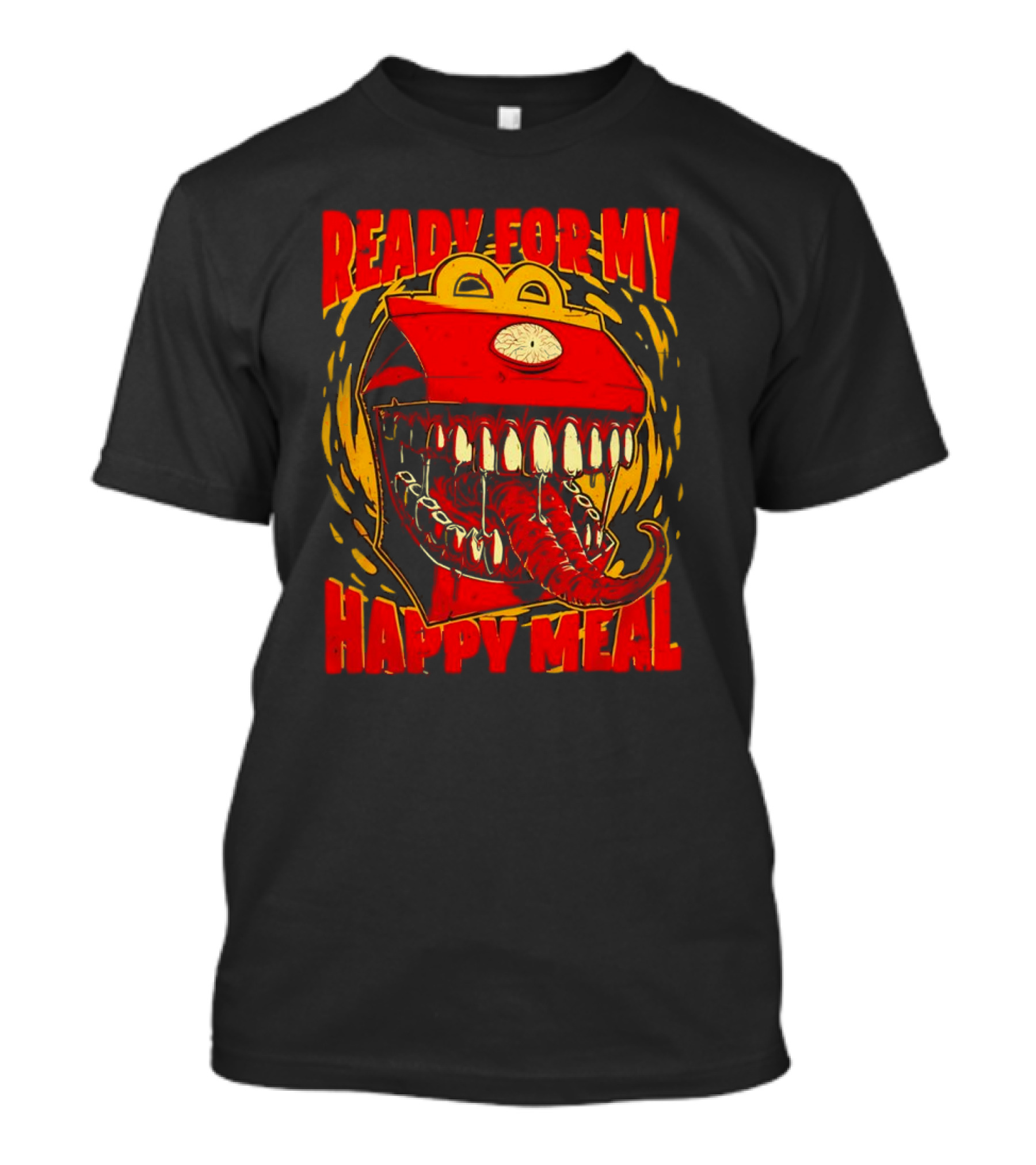 Ready For My Happy Meal Mimic Dungeons And Dragons T-Shirt