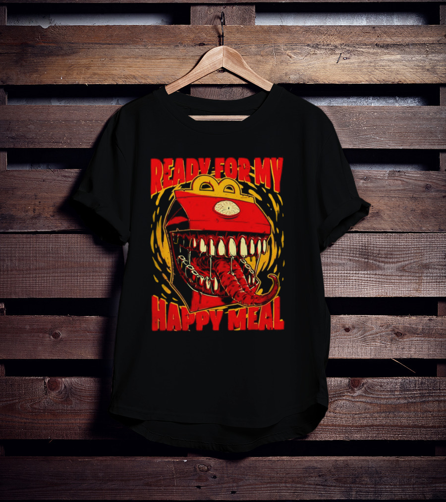 Ready For My Happy Meal Mimic Dungeons And Dragons T-Shirt