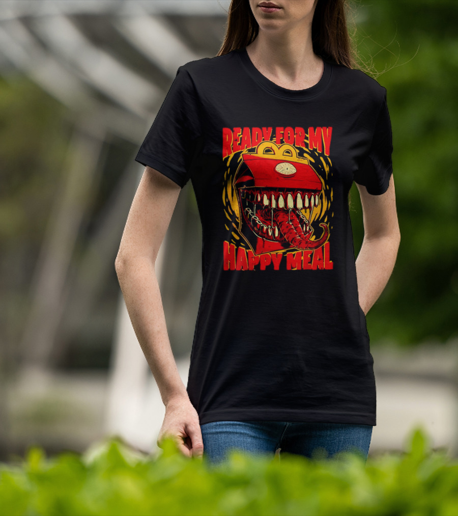 Ready For My Happy Meal Mimic Dungeons And Dragons T-Shirt