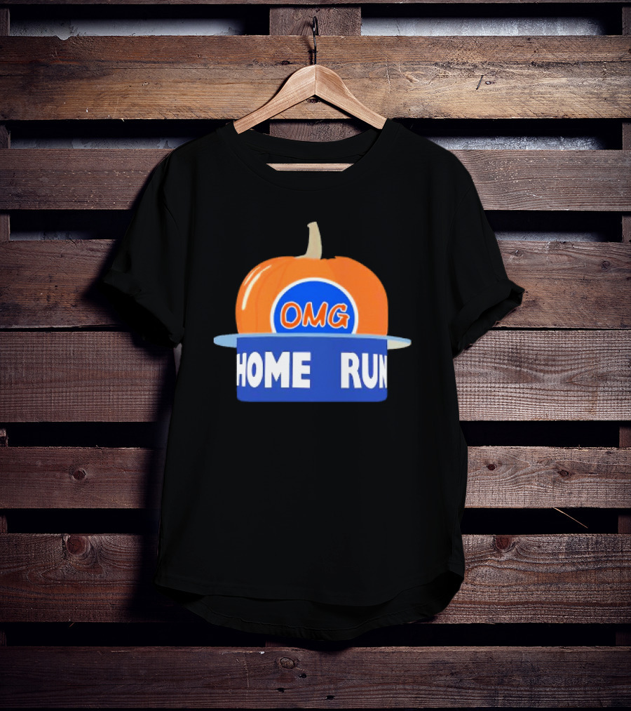 Playoff Pumpkin OMG Home Run New York T-Shirt