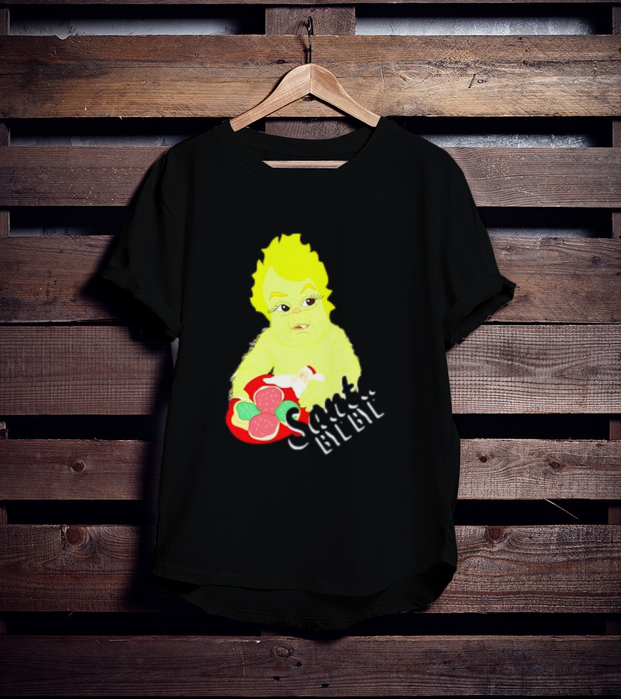 Retro Baby Grinch Santa Bye Bye T-Shirt