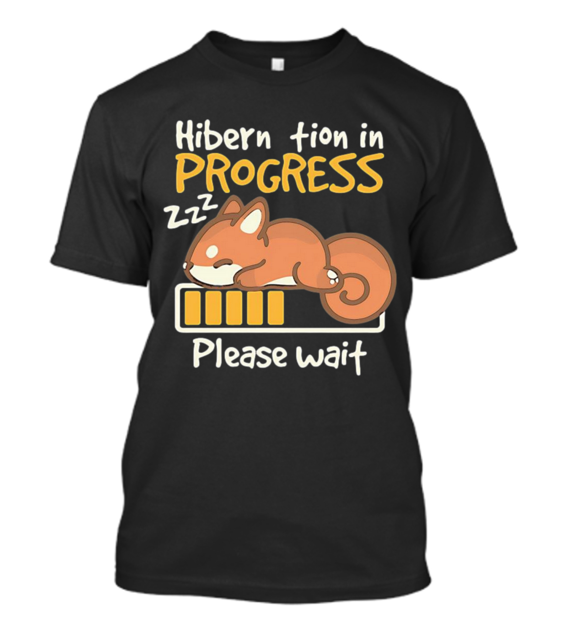 Hibernation In Progress Zzz Please Wait T-Shirt