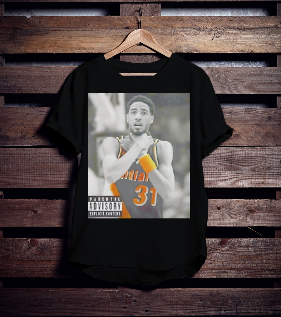 Tyrese Haliburton X Reggie Miller Indiana Pacers Knicks Killers Parental Advisory 31 T-Shirt