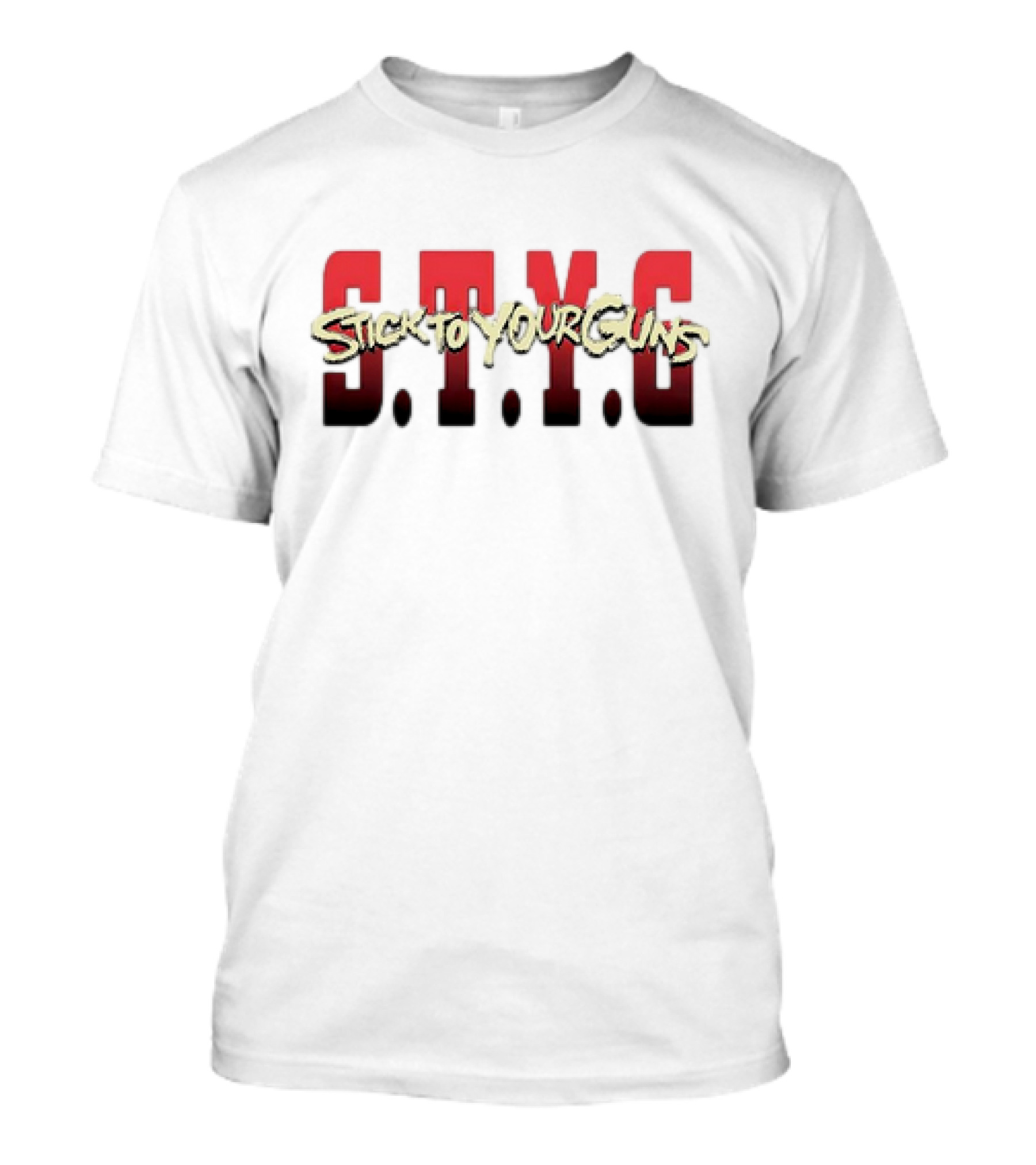 STYG Stick To Your Guns Bold Red T-Shirt