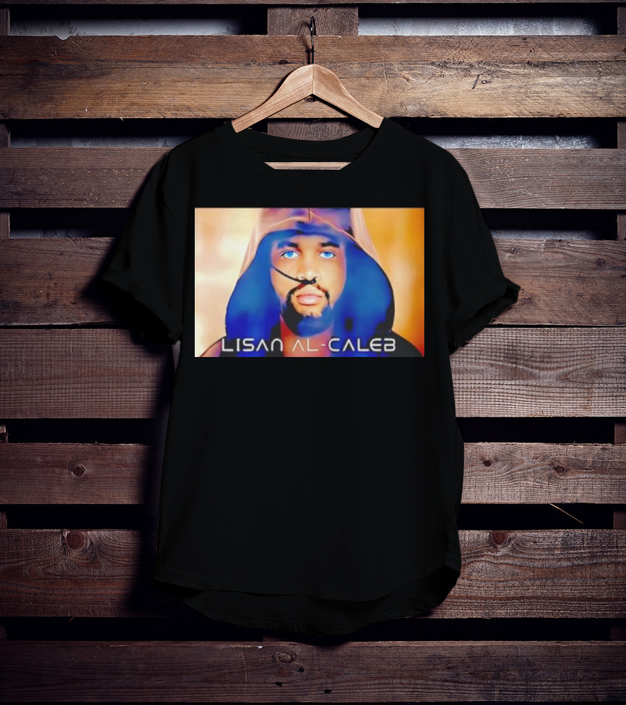 Lisan Al Caleb Blue Hooded T-Shirt