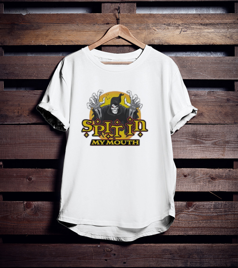 Death Spit In My Mouth Cartoon Retro T-Shirt