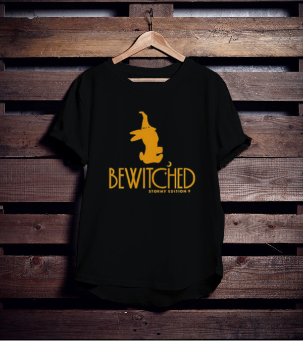 Bewitched Stormy Edition Retro Yellow Witch T-Shirt