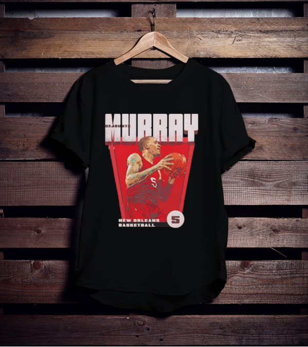 Dejounte Murray New Orleans Basketball Number 5 Vintage T-Shirt