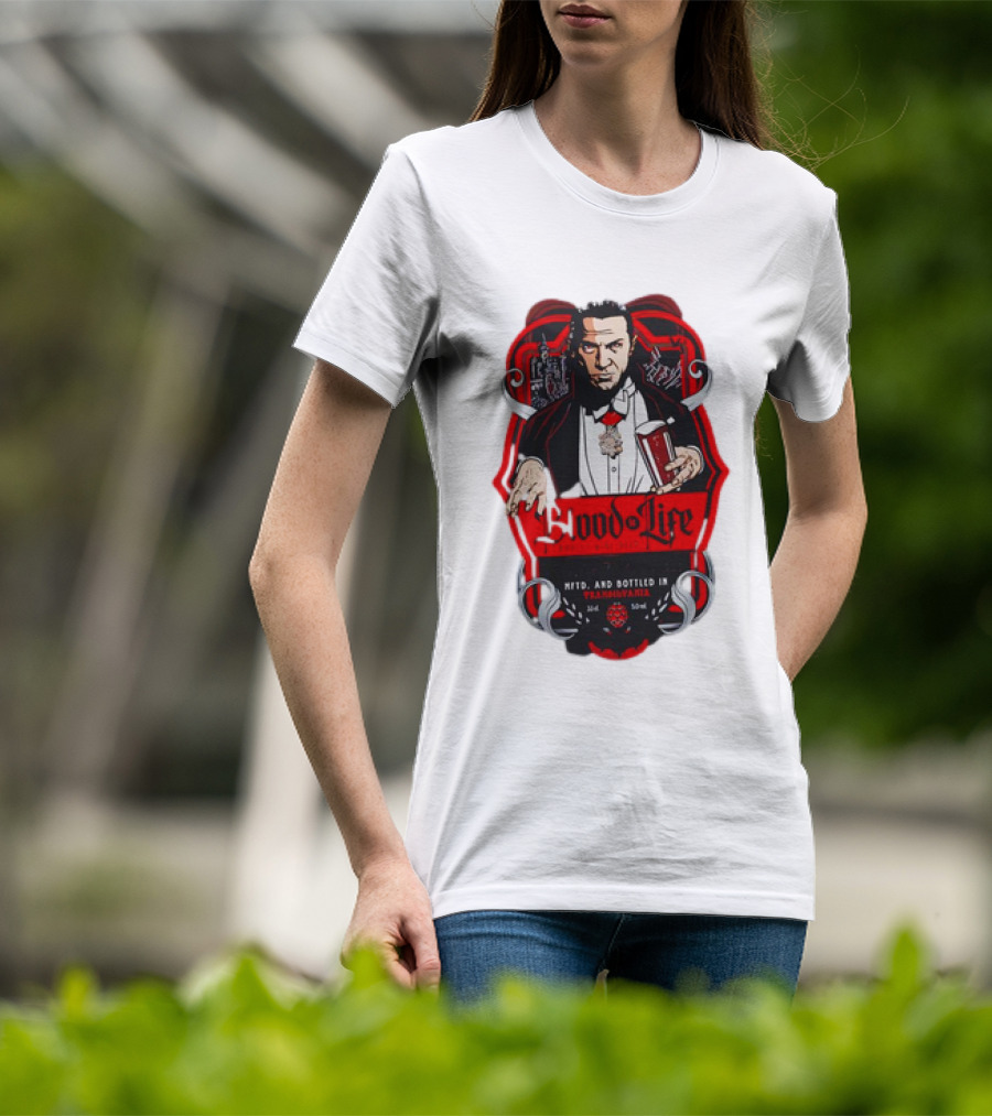 Dracula Blood Is Life Barley Wine Beer Brewed In Transylvania With Children Of The Night’s Taste T-Shirt