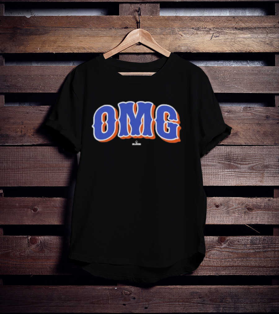 New York Mets OMG Retro Classic Blue Orange T-Shirt