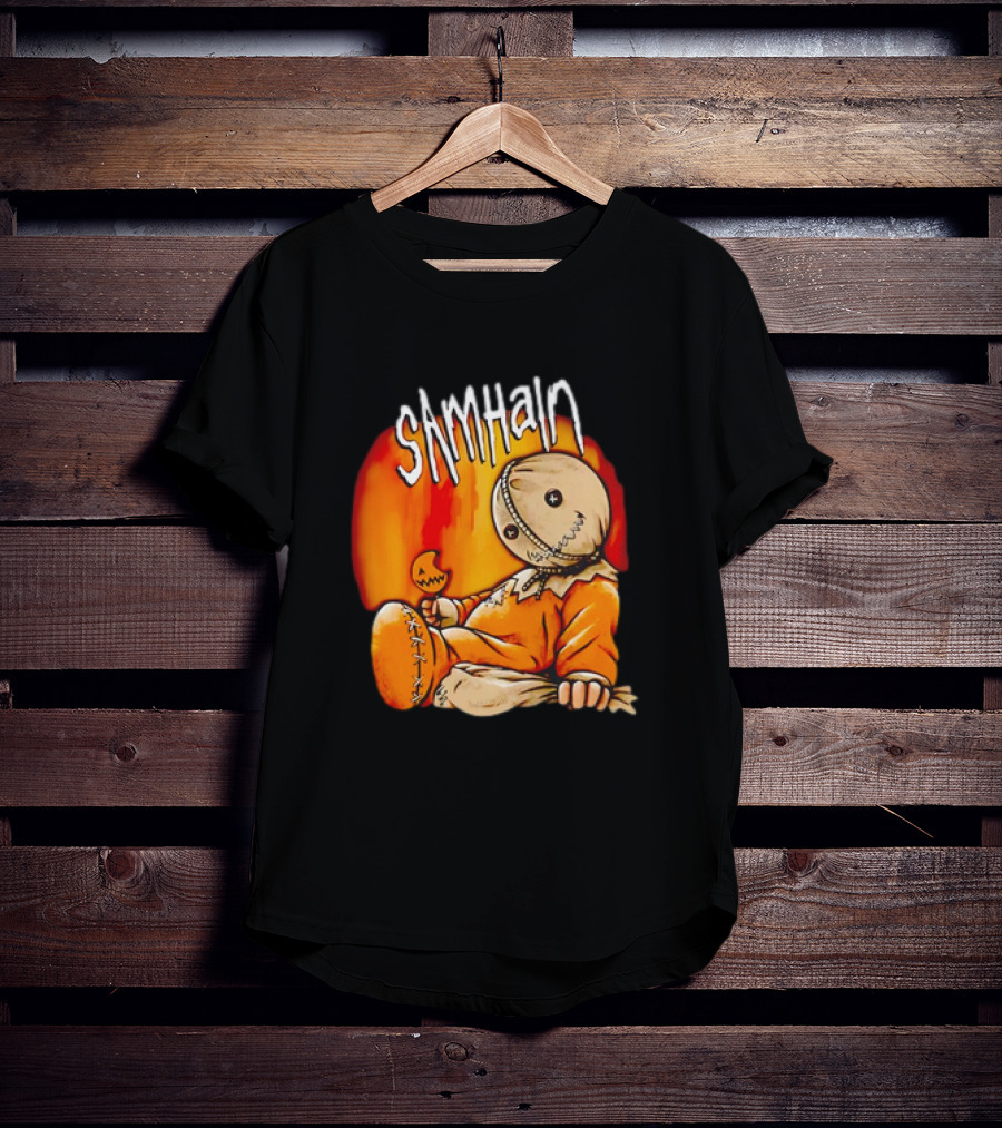 Samhain Trick 'r Treat Sam Korn's Issues Album Mashup T-Shirt