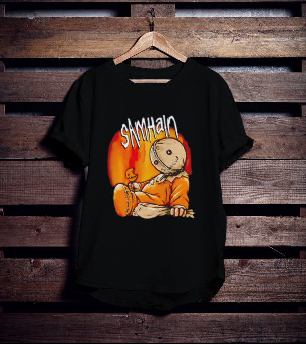 Samhain Trick 'r Treat Sam Korn's Issues Album Mashup T-Shirt