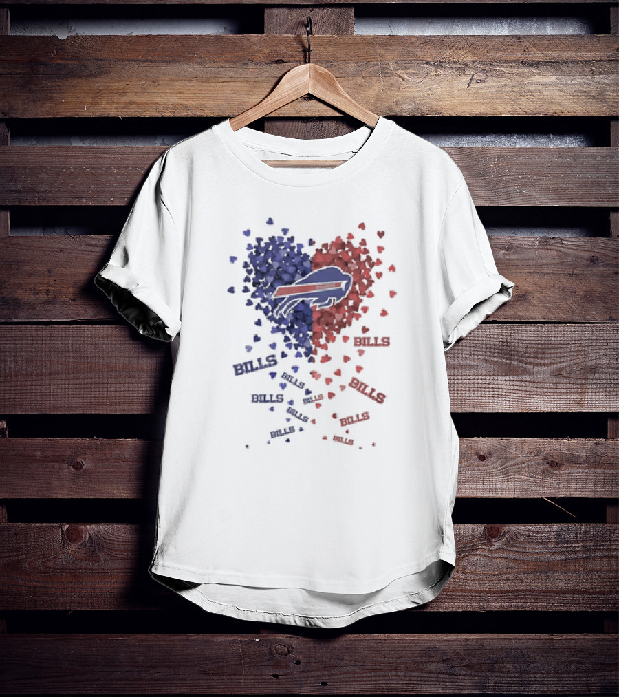 Buffalo Bills Heart Of Passion Loyalty Bills T-Shirt