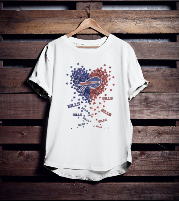 Buffalo Bills Heart Of Passion Loyalty Bills T-Shirt