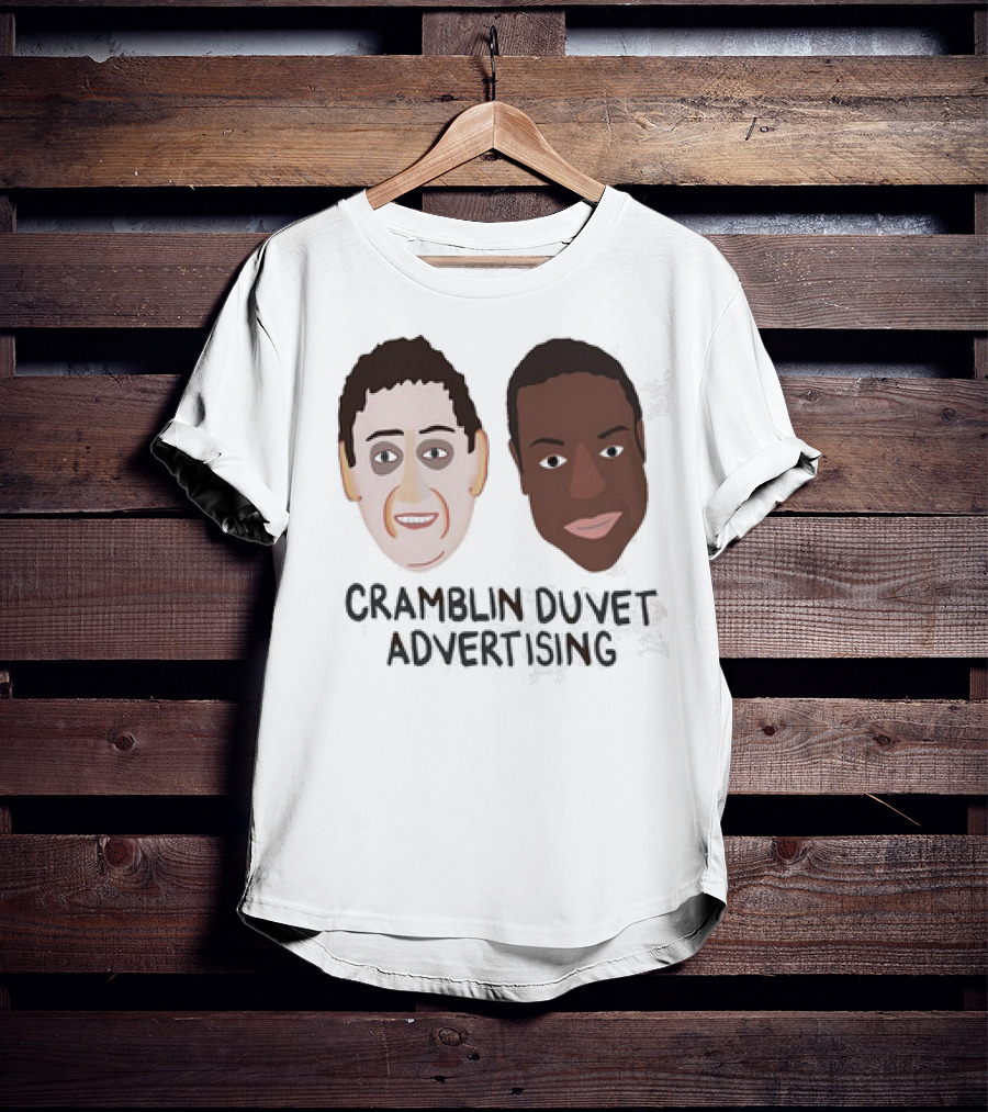 Cramblin Duvet Advertising Faces T-Shirt