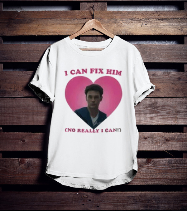 Erik Menendez Pink Heart I Can Fix Him No Really I Can T-Shirt