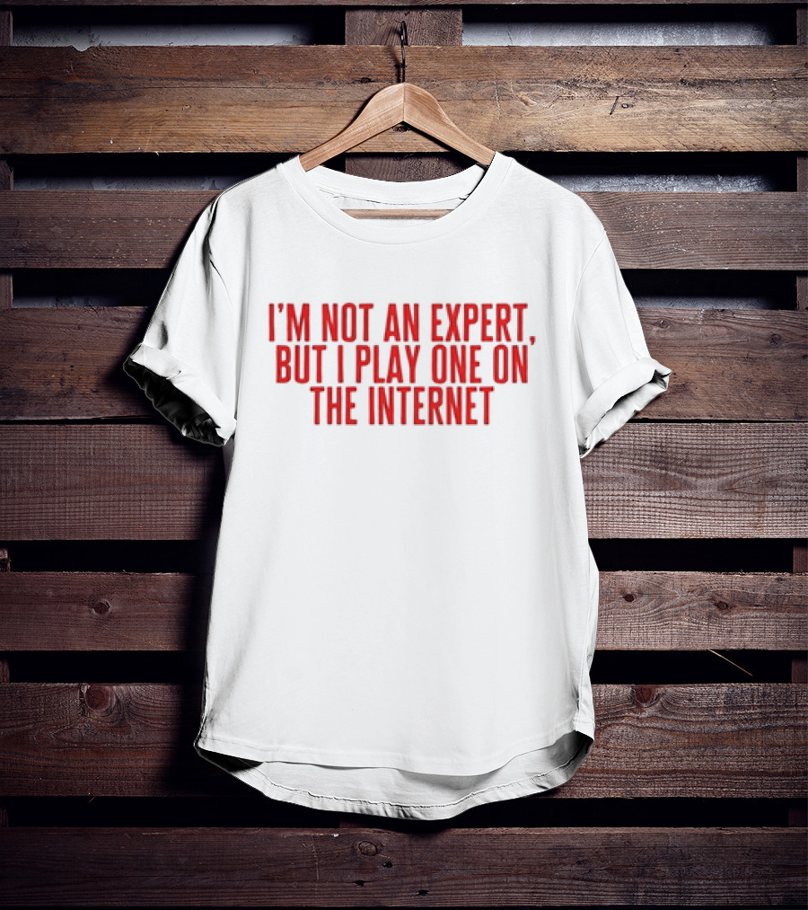 I'm Not An Expert But I Play One On The Internet T-Shirt