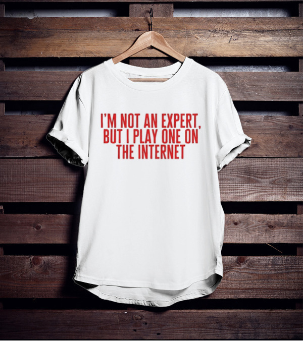 I'm Not An Expert But I Play One On The Internet T-Shirt