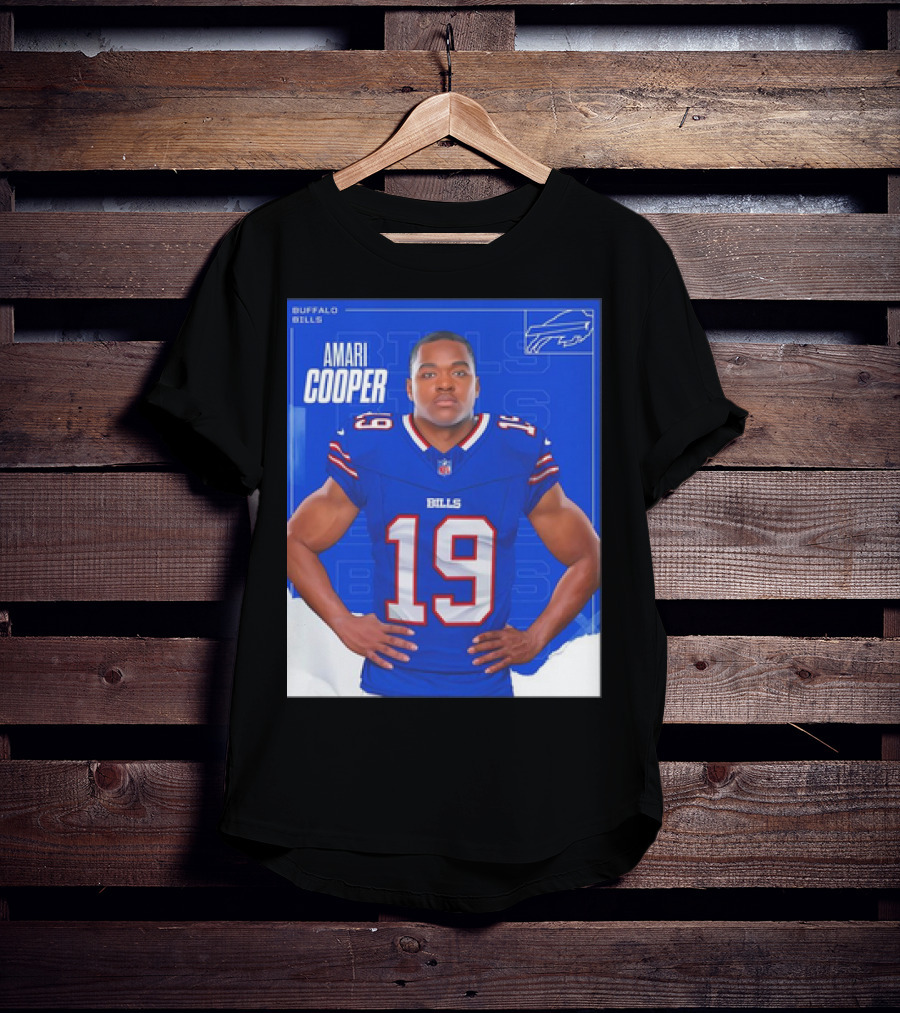 Amari Cooper Buffalo Bills NFL Football Player Card T-Shirt