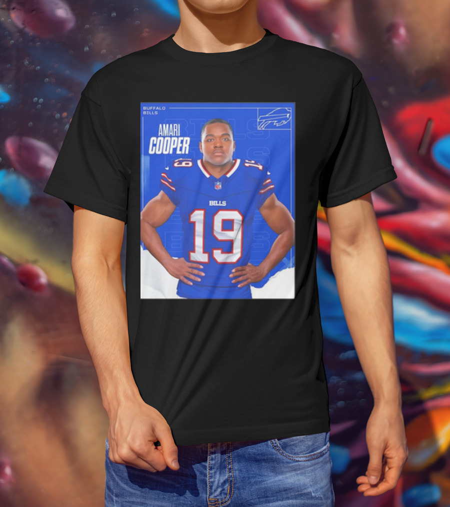 Amari Cooper Buffalo Bills NFL Football Player Card T-Shirt