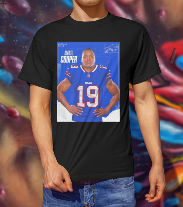 Amari Cooper Buffalo Bills NFL Football Player Card T-Shirt
