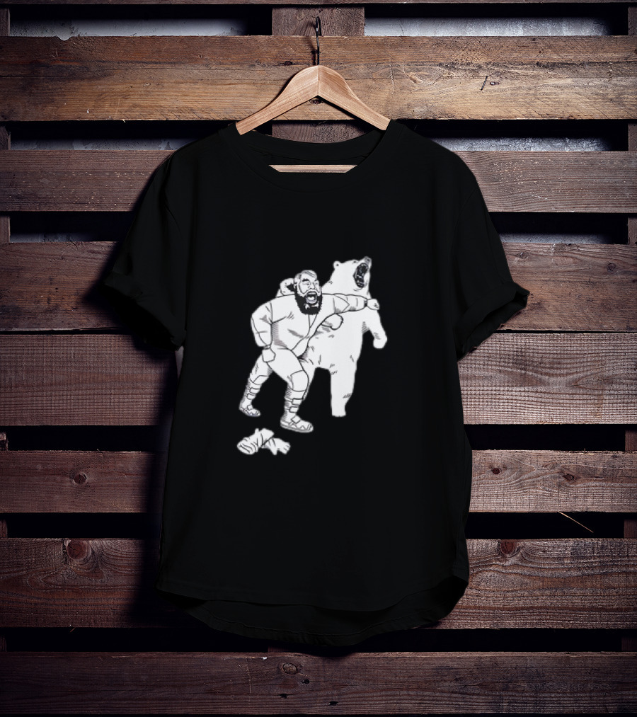 Brian The Bear Wrestling Match Showdown T-Shirt