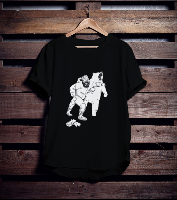 Brian The Bear Wrestling Match Showdown T-Shirt