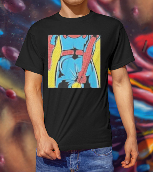 Spider-Man Suit Tightness Issue Visual Pop T-Shirt