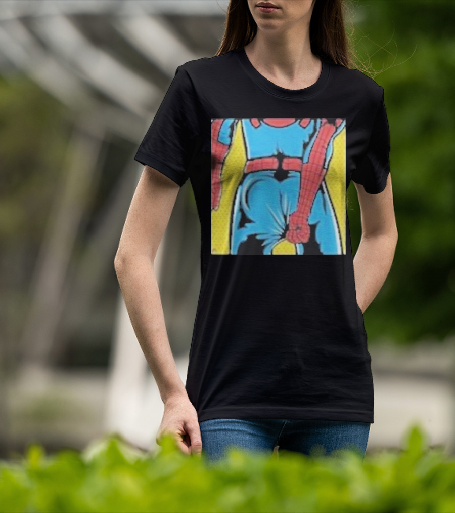 Spider-Man Suit Tightness Issue Visual Pop T-Shirt