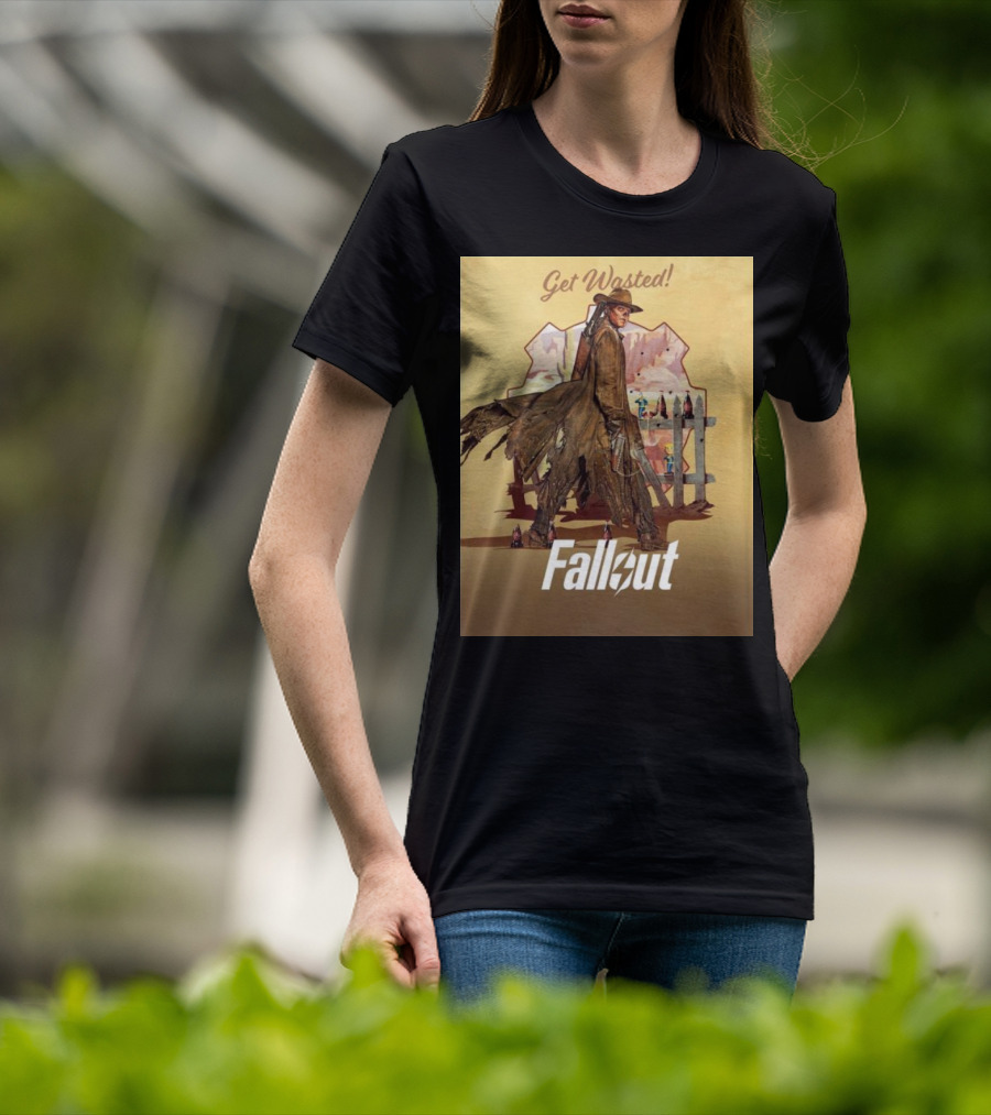 Get Wasted Fallout Series Western Theme Premieres April 12 On Prime Video T-Shirt